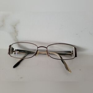 Oscar De La Renta Black and Gold Women's Glasses. Frames Only